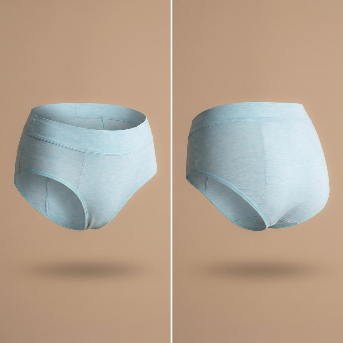Floena nepropustne bambusove menstrualne hlačke z visokim pasom