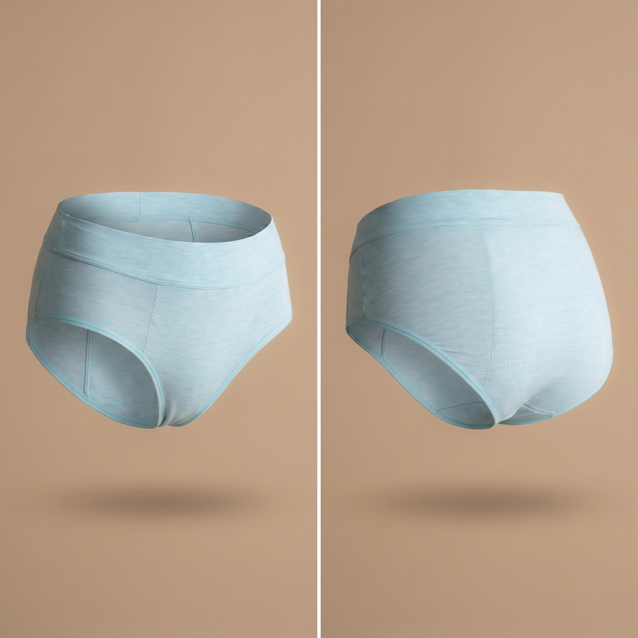 Floena auslaufsichere High-Waist-Periodenunterwäsche aus Bambus