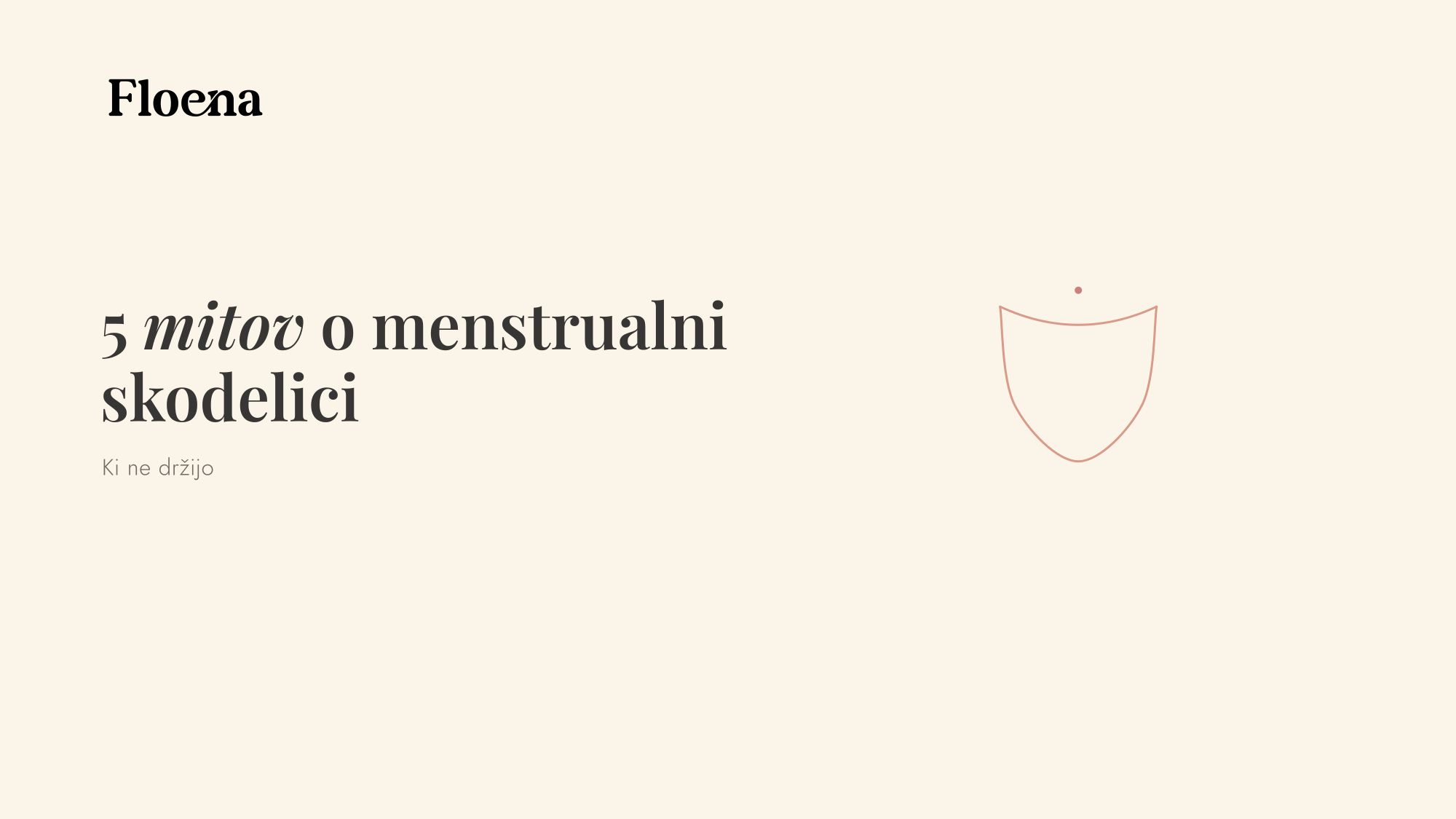 5 mitov o menstrualni skodelici, ki ne držijo